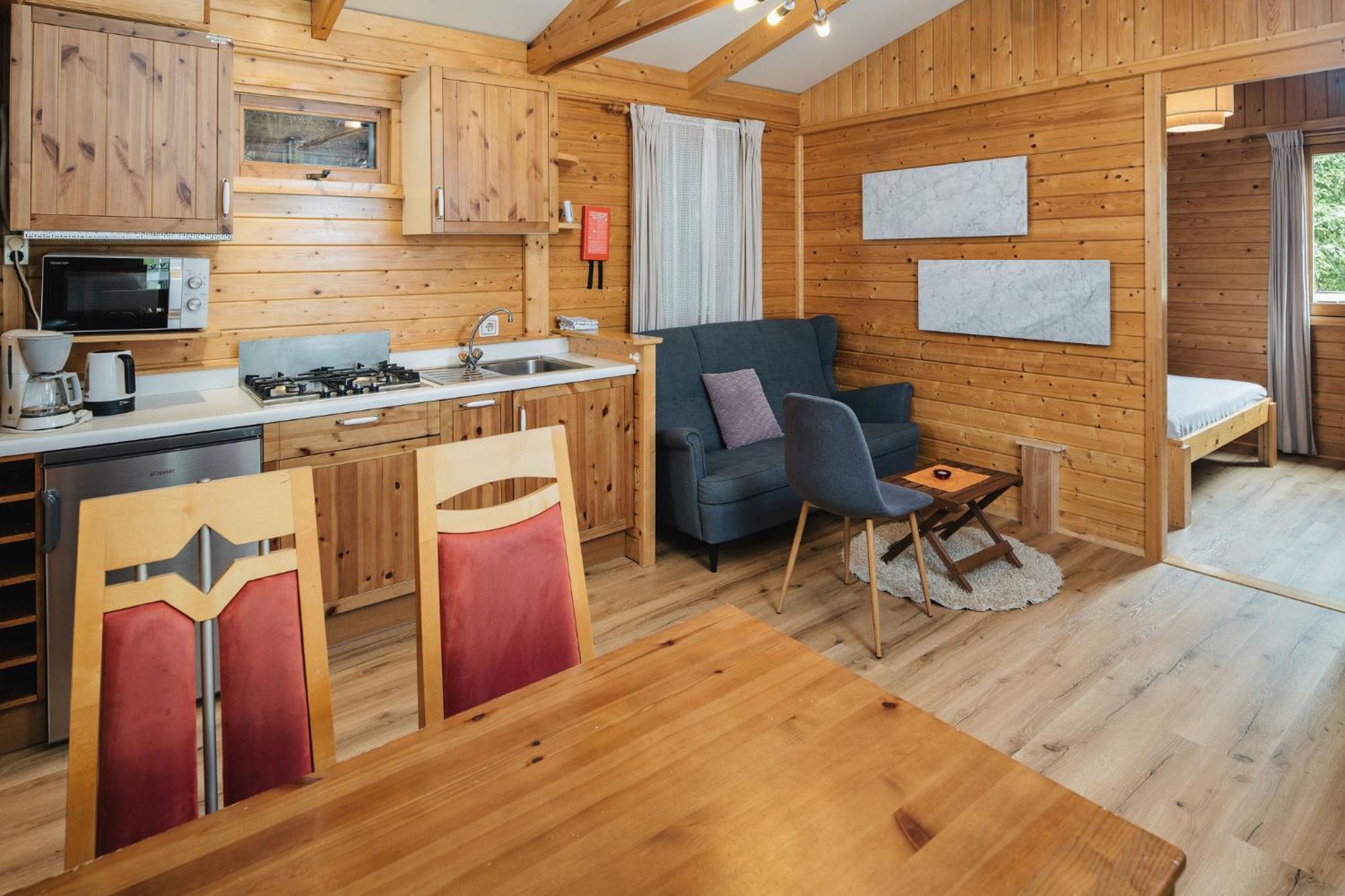 Camping Dreilaendereck Blockhuetten & Apartments Ried im Oberinntal Eksteriør billede