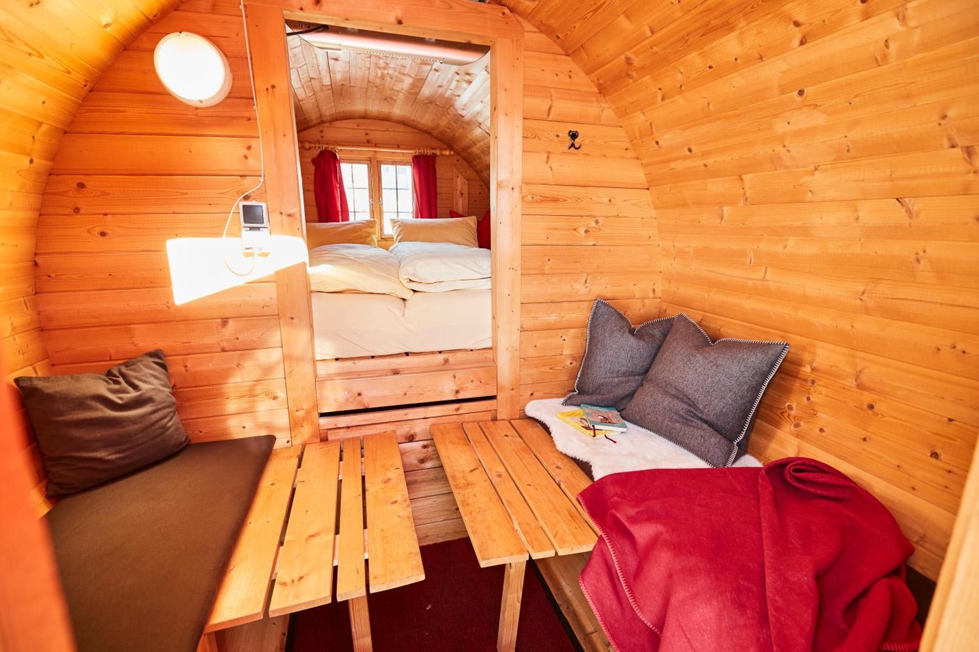 Camping Dreilaendereck Blockhuetten & Apartments Ried im Oberinntal Eksteriør billede