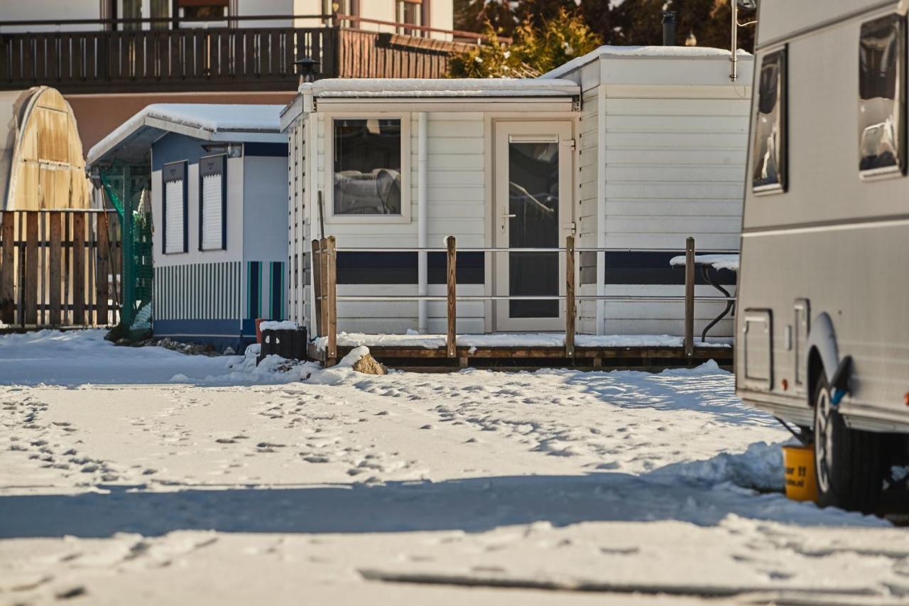 Camping Dreilaendereck Blockhuetten & Apartments Ried im Oberinntal Eksteriør billede